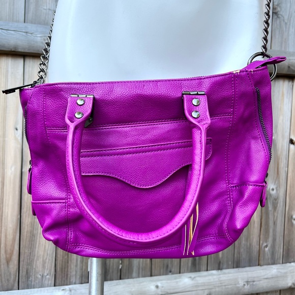 FINAL PRICE: Steve Madden Fuchsia Purple Crossbody Bag - Picture 1 of 9